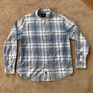 Rails 100% Cotton Button Down Plaid Shirt